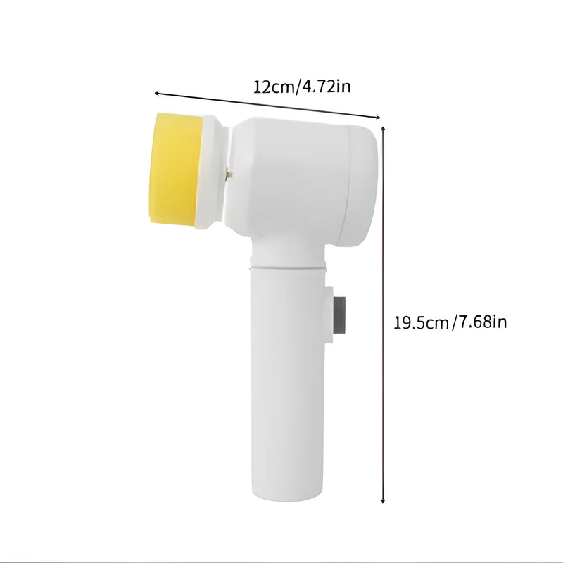 Escova de Limpeza Elétrica Multifuncional 5 em 1