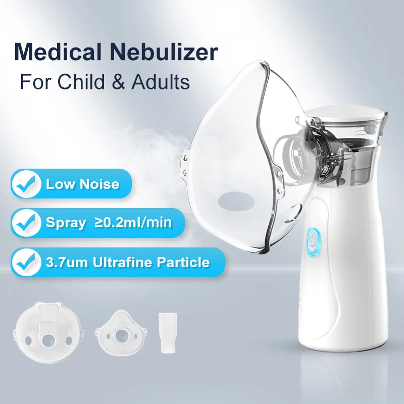 Inalador Nebulizador Nasal Portátil - Ultra Silencioso