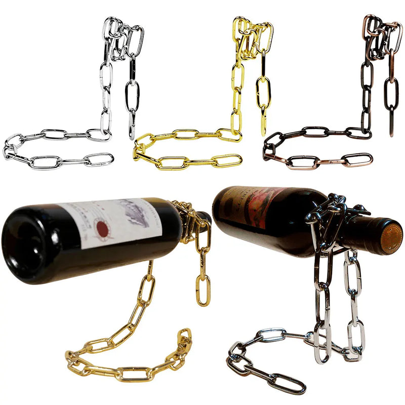 Suporte Flutuante Decorativo para Vinho